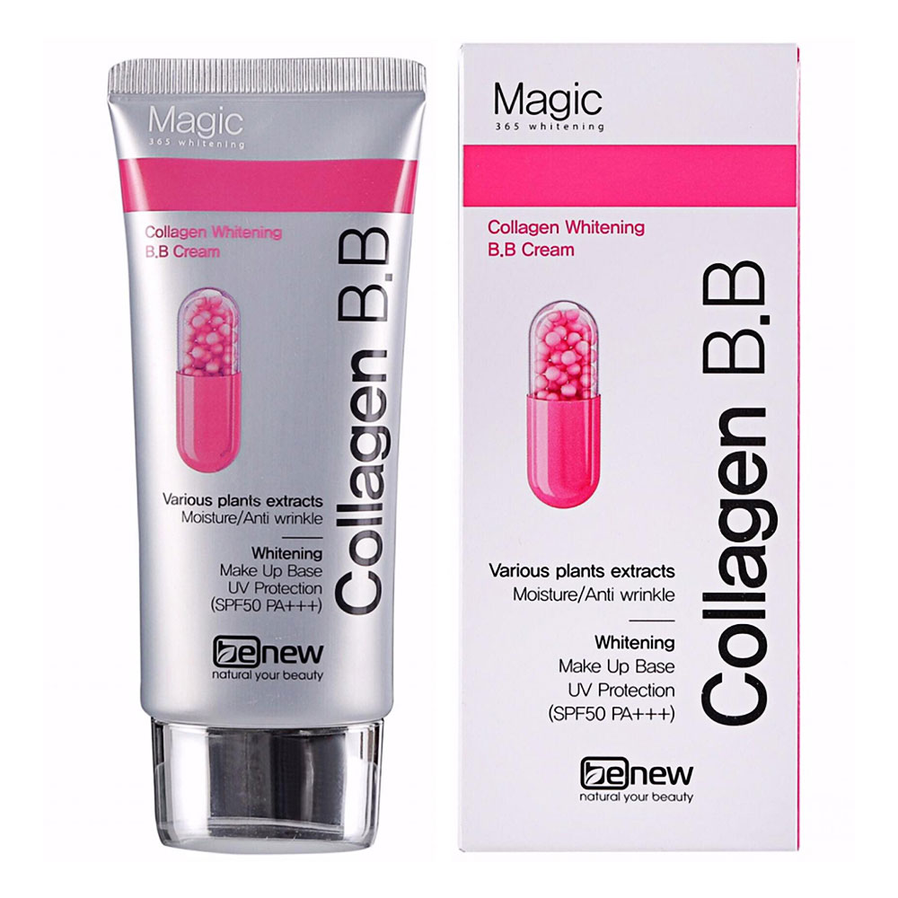 Kem trang điểm BB ma thuật _ Benew Collagen Whitening  50ml 