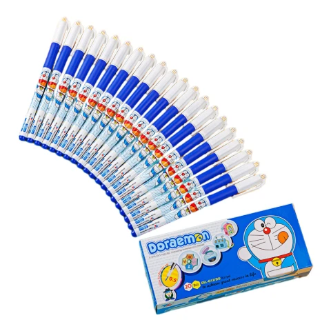 Bút gel Thiên Long 12 DDoorremon xanh  