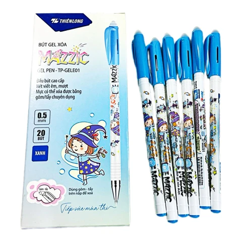 Bút bi Thiên Long TP-GELE01 xóa được xanh  
