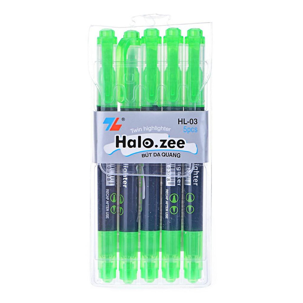 Bút dạ quang Thiên Long xanh lá  HL-03
