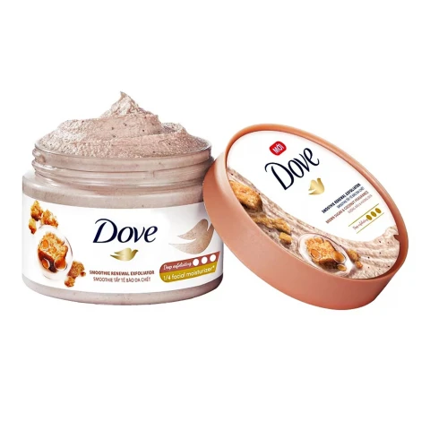 Tẩy da chết Dove đường nâu  dừa  298g 
