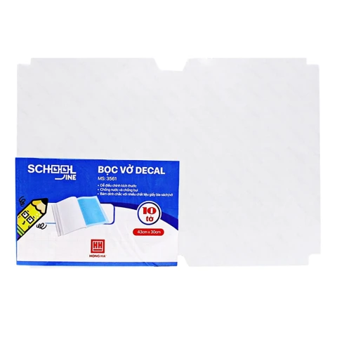 Bọc vở Hồng Hà decal (430*300mm  3561