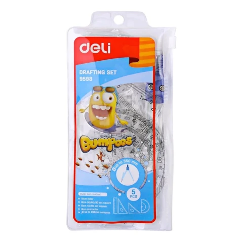 Bộ dụng cụ học sinh Deli túi zip E9598  