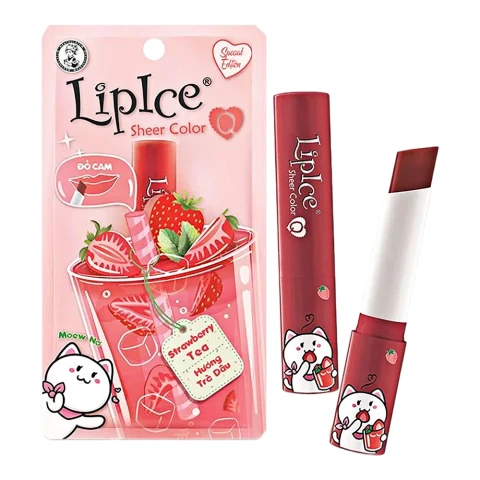 Son dưỡng Lipice Sheer color Q Strawberry 2.4g 
