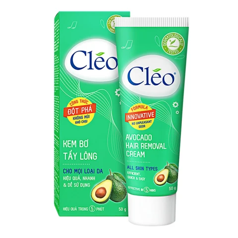 Kem tẩy lông Cleo kem bơ 50g 