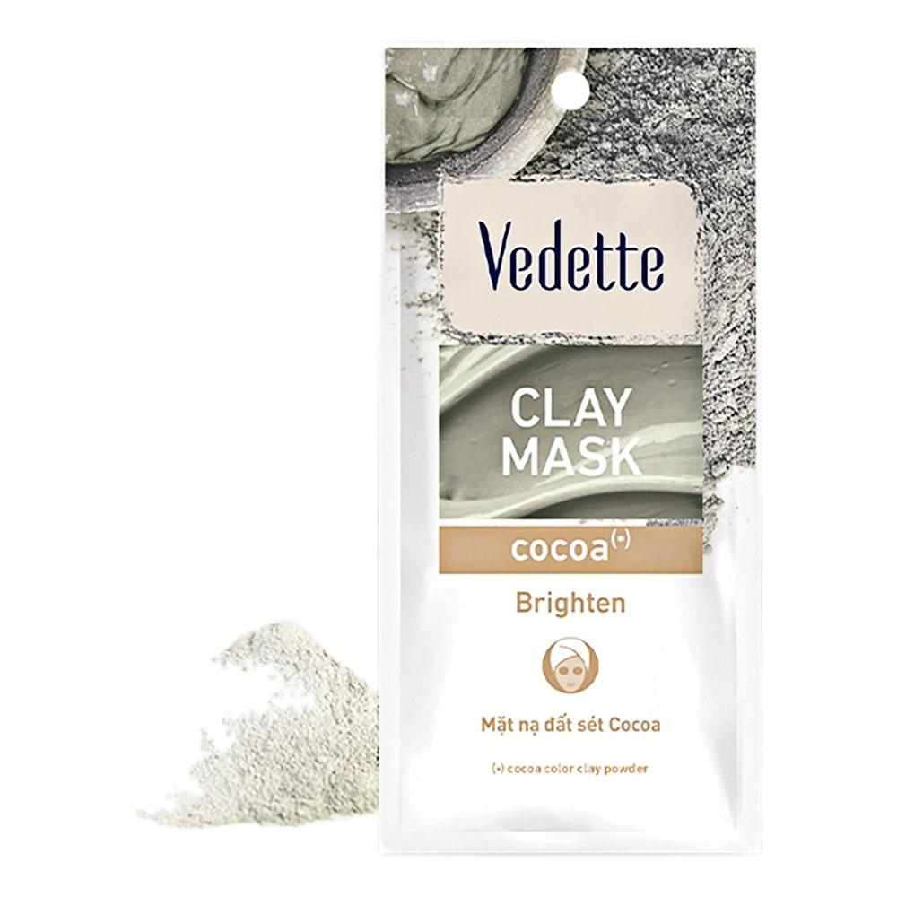 Đắp mặt nạ Vedette đất sét Cocoa ( bùn non) 12g