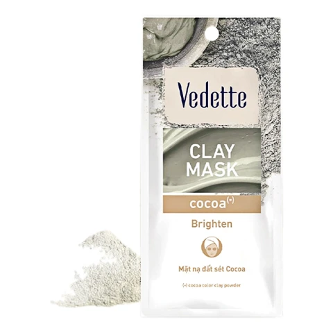 Đắp mặt nạ Vedette đất sét Cocoa ( bùn non) 12g