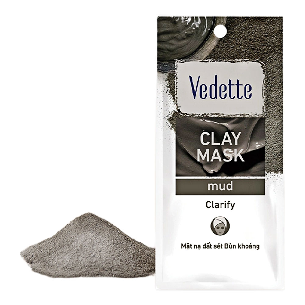Đắp mặt nạ Vedette đất sét Mud/Bùn Khoáng 12g