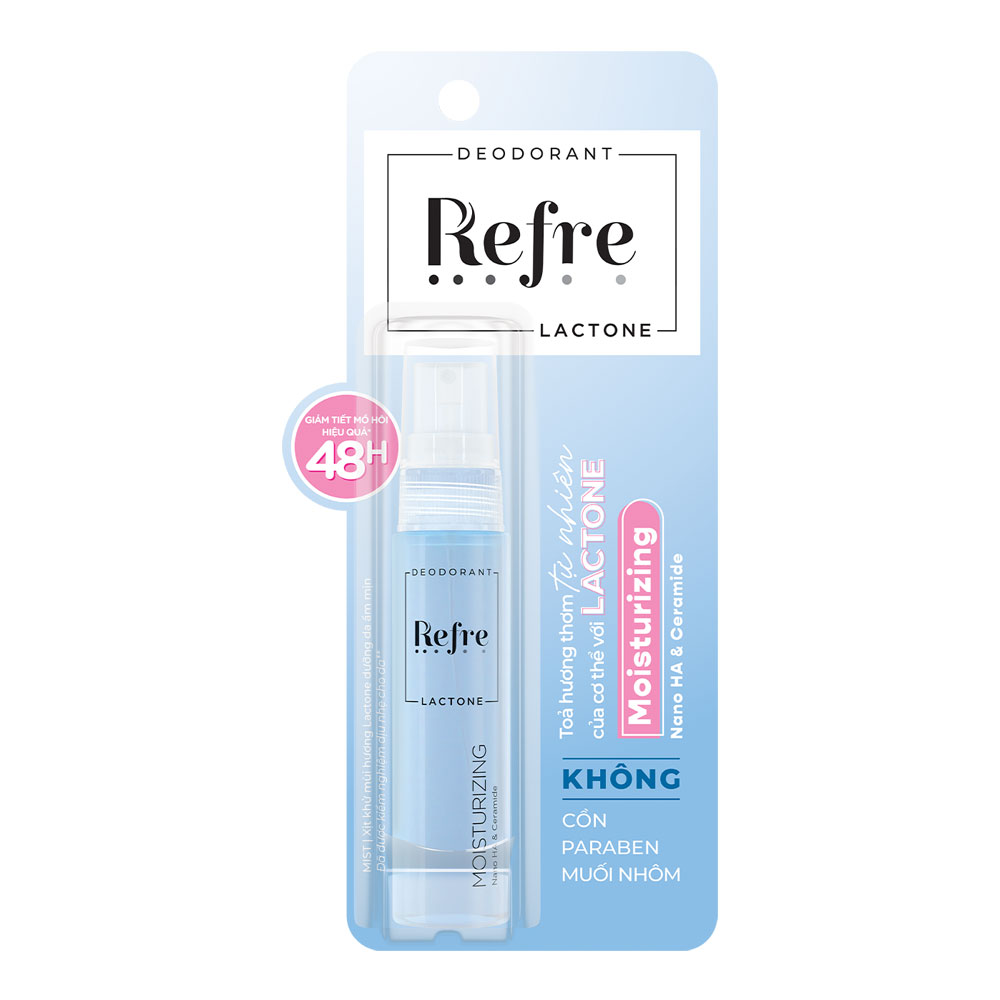 Xịt ngăn mùi toàn thân Lactone dưỡng da ẩm 30ml 