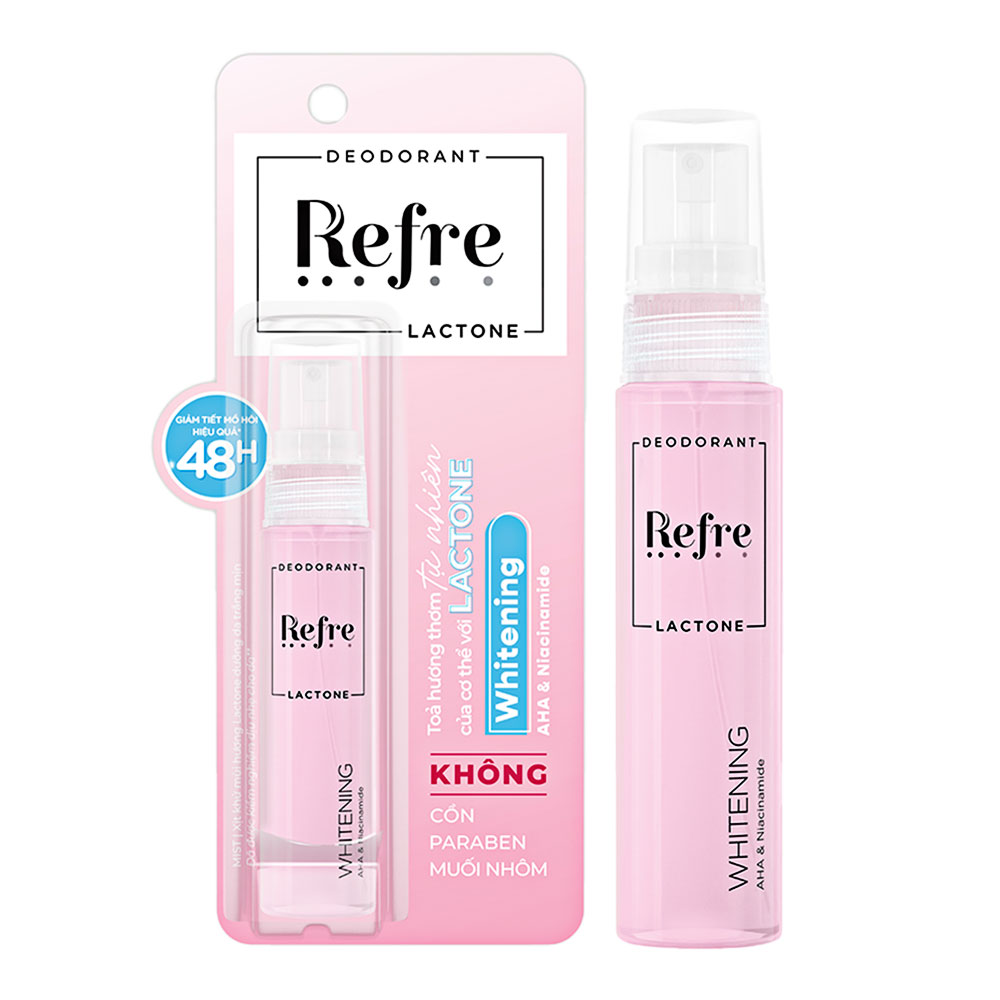 Xịt ngăn mùi toàn thân Lactone dưỡng da trắng 30ml 