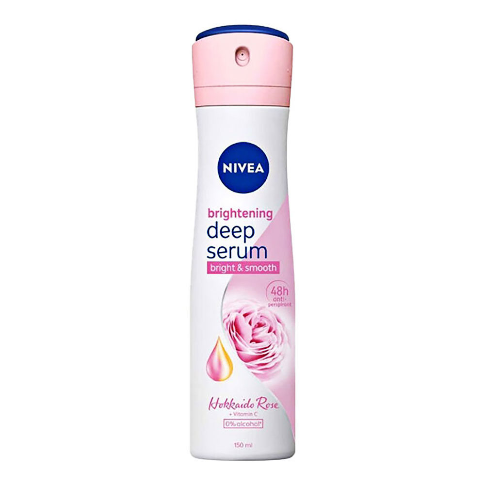 Xịt ngăn mùi toàn thân Nivea SM hoa hồng Hokkaido 150ml 