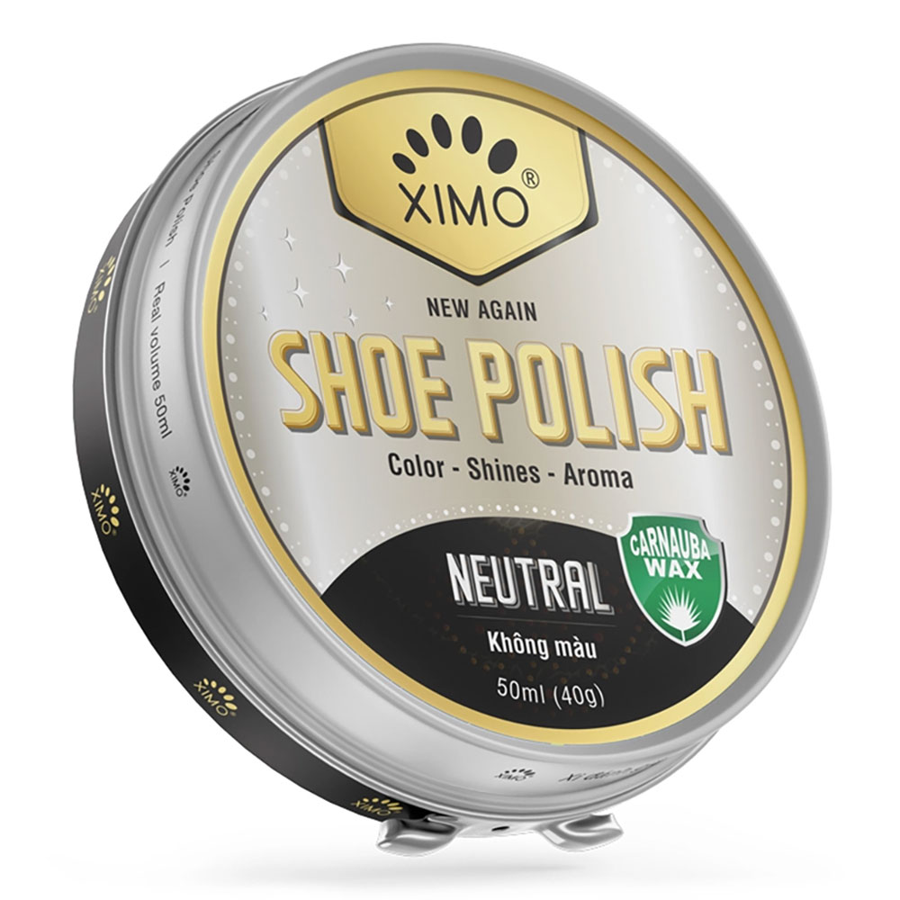 Xi đánh giày Ximo Sáp Shoe Polish không màu 50ml 
