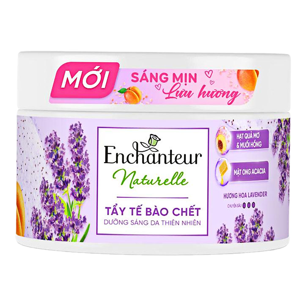 Tẩy tế bào chết Enchanteur thiên nhiên Lavender 250g