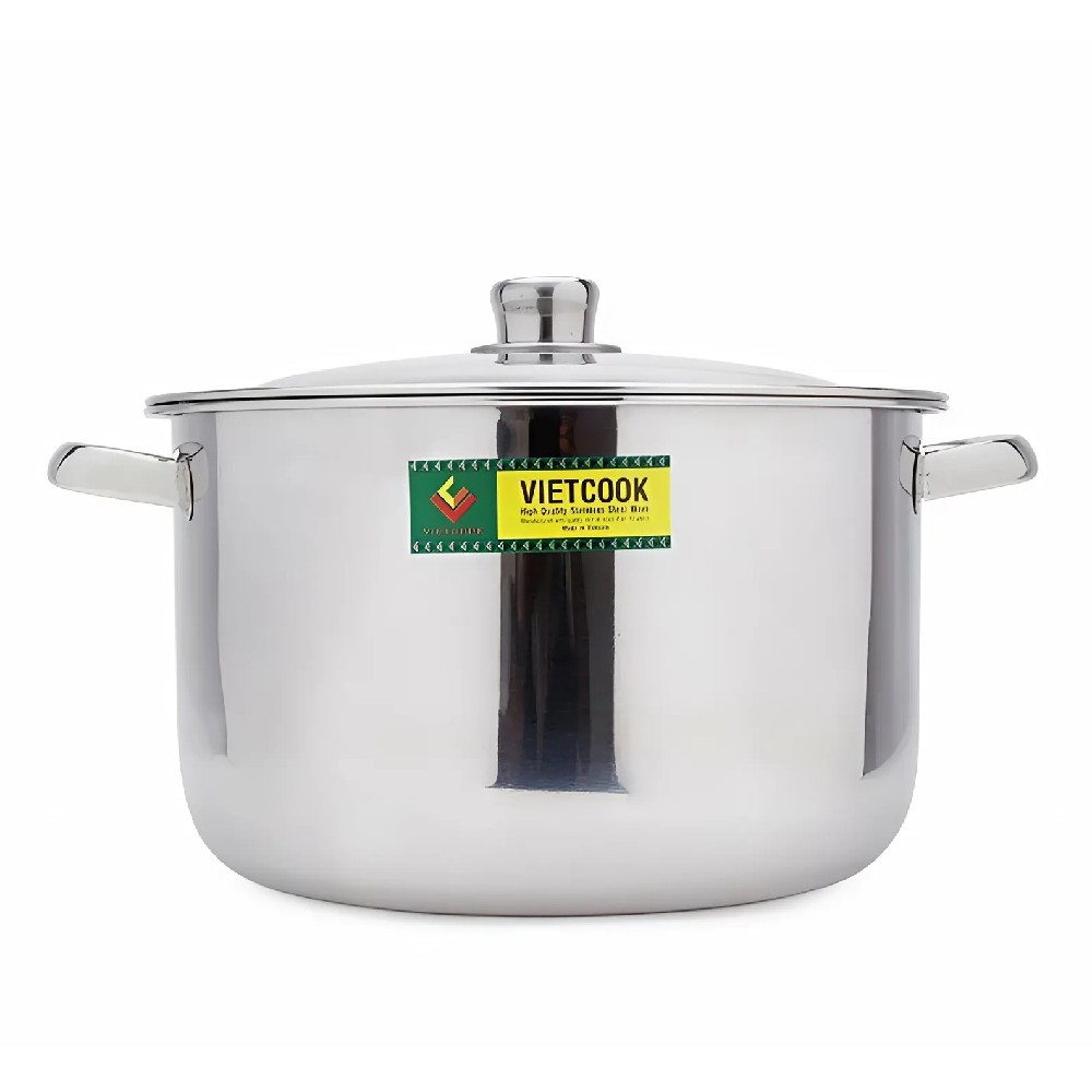 Nồi 3 đáy Vietcook nắp inox 20cm 