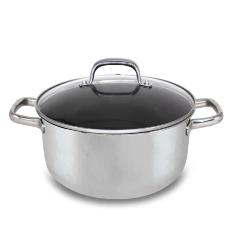 Nồi 3 đáy Vietcook nắp kính 20cm 