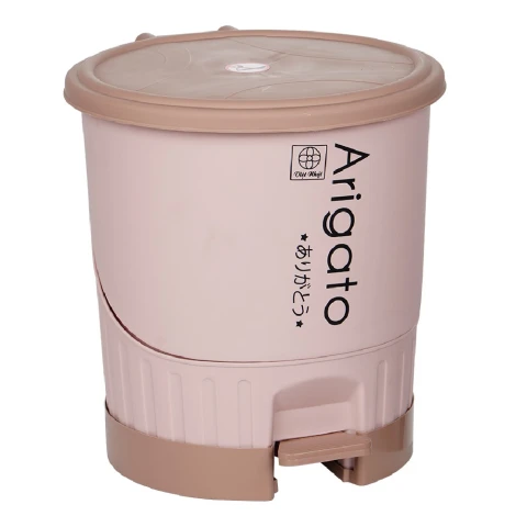 Bật rác tròn Việt Nhật  8.5L 8022
