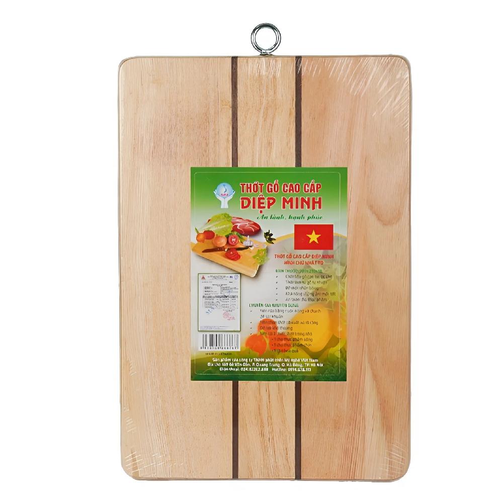 Thớt gỗ cao cấp chữ nhật to Diệp Minh   