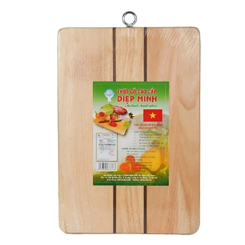 Thớt gỗ cao cấp chữ nhật to Diệp Minh   