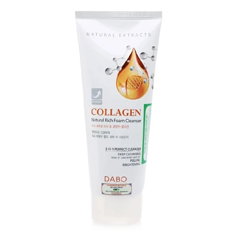 Sữa rửa mặt Dabo Natural Rich Collagen 180ml/100 B5069