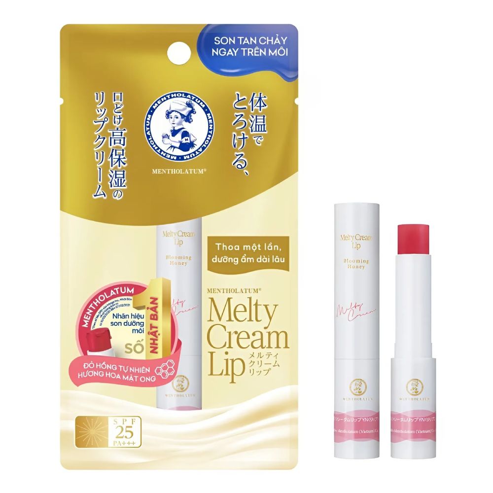 Son dưỡng Mentholatum Melty Cream Lip Blooming Honey 2.4g 