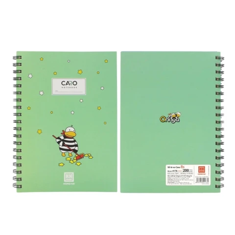 Sổ lò xo Oringa B5, 200tr 4176  