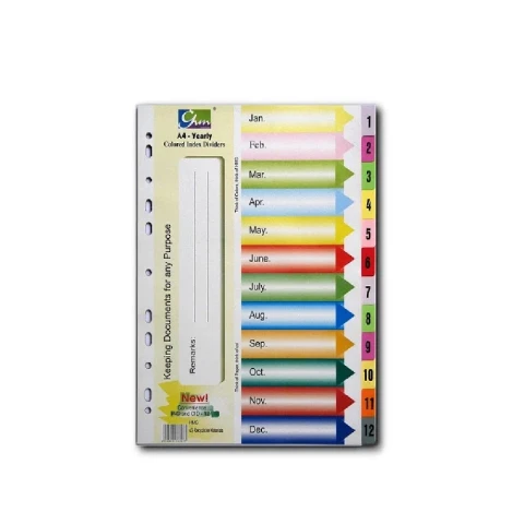 Chia file giấy 12 màu