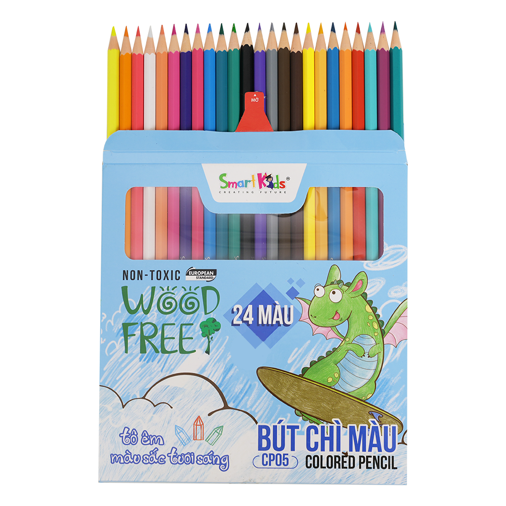 Bút chì màu TQ 18 màu  