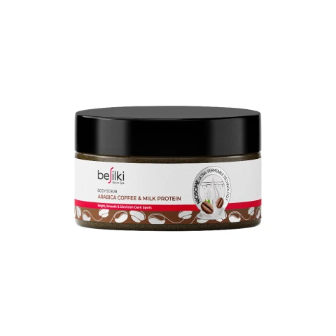 Tẩy da chết Besilki Cà phê và tinh chất sữa 170ml 