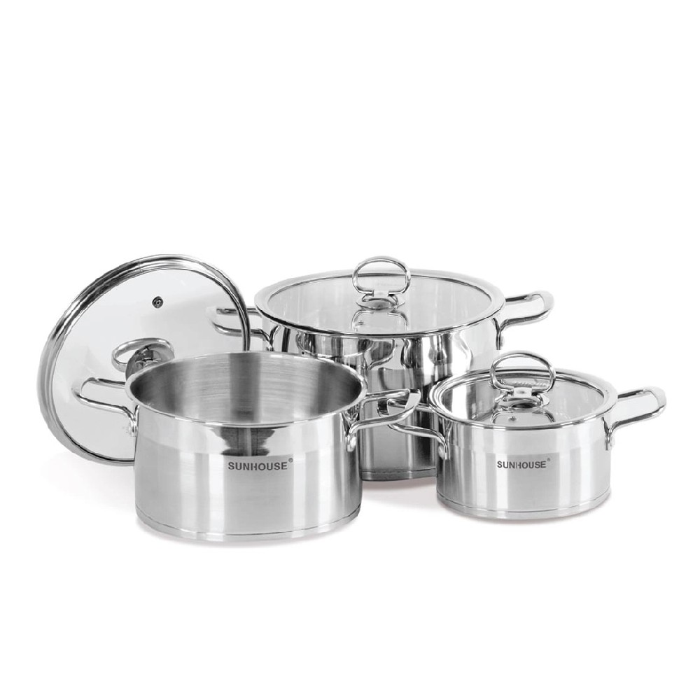 Bộ nồi Sunhouse inox 5 đáy  