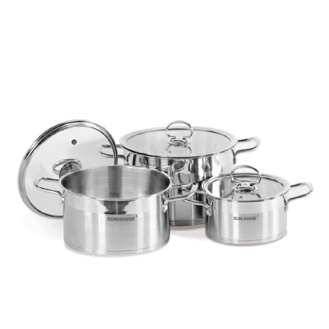Bộ nồi Sunhouse inox 5 đáy  