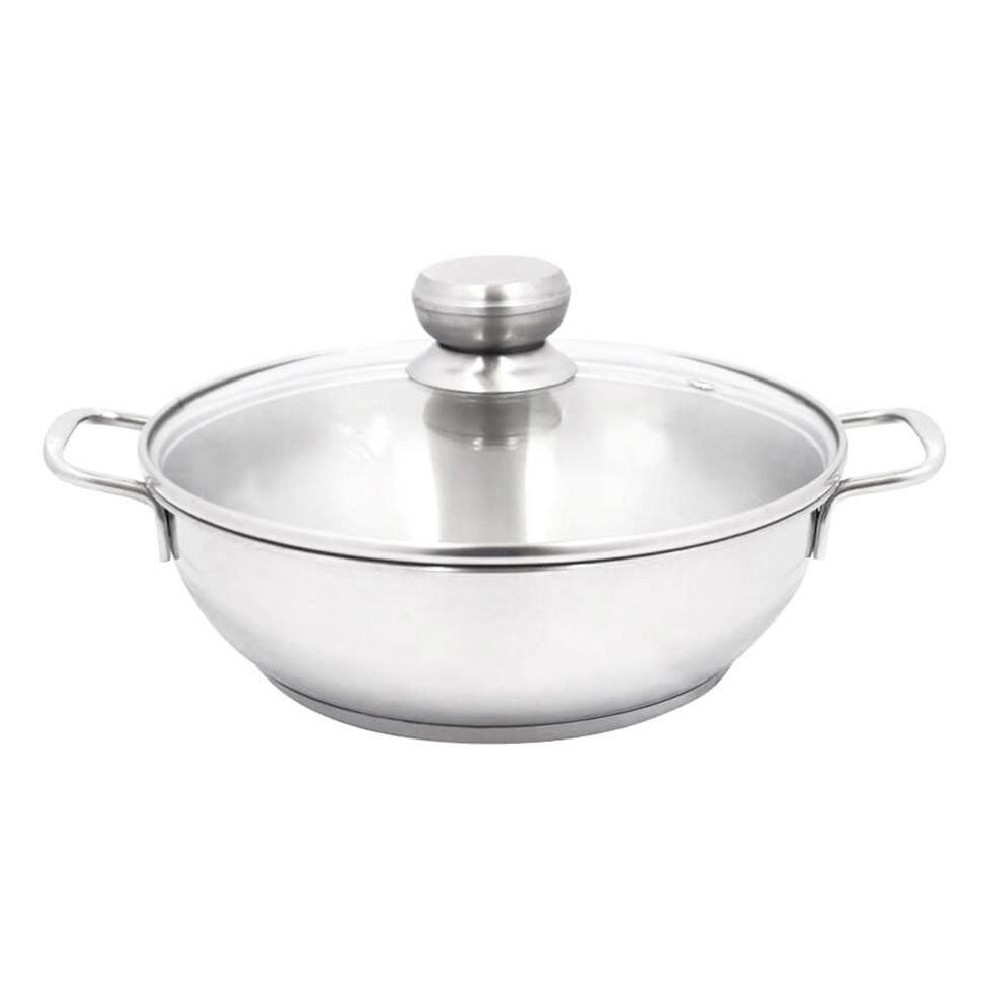 Nồi lẩu  Vietcook nắp kính 3 đáy 26cm 