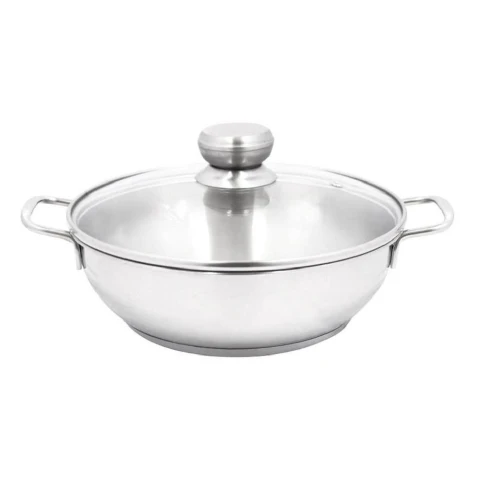Nồi lẩu  Vietcook nắp kính 3 đáy 26cm 