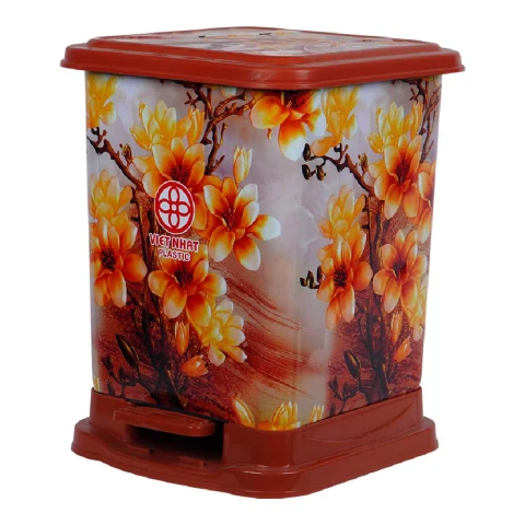 Thùng rác bật vuông Việt Nhật   8015-1