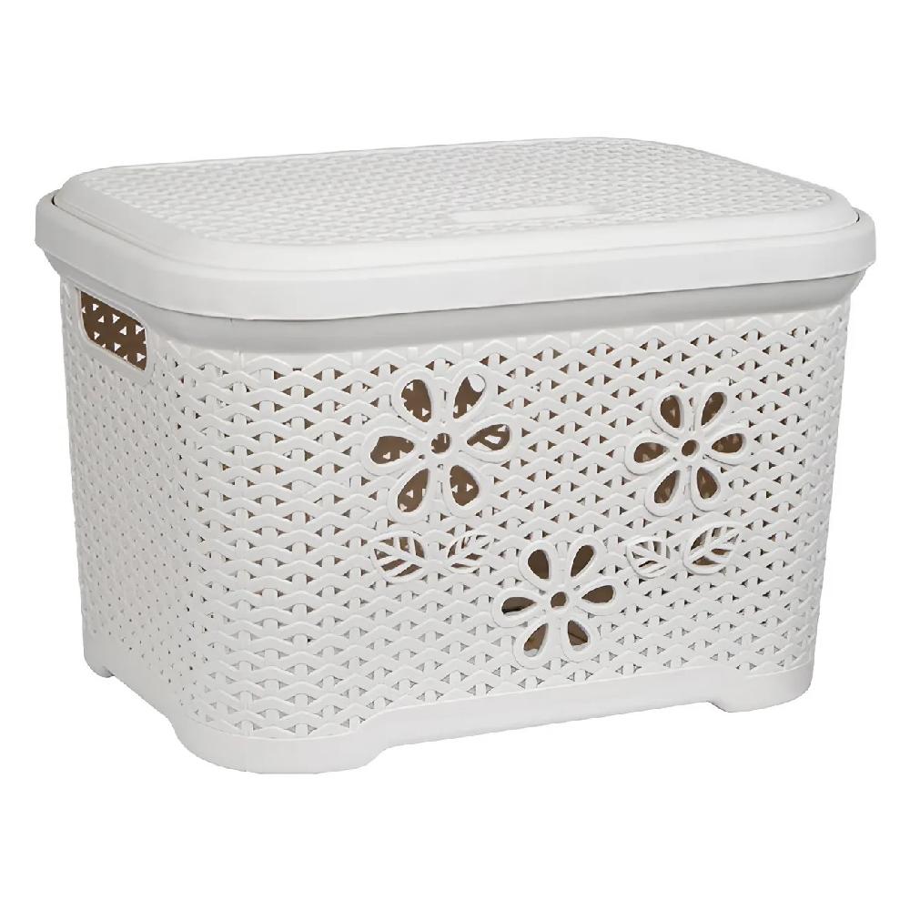 Giỏ nhựa nắp hoa Việt Nhật   5158