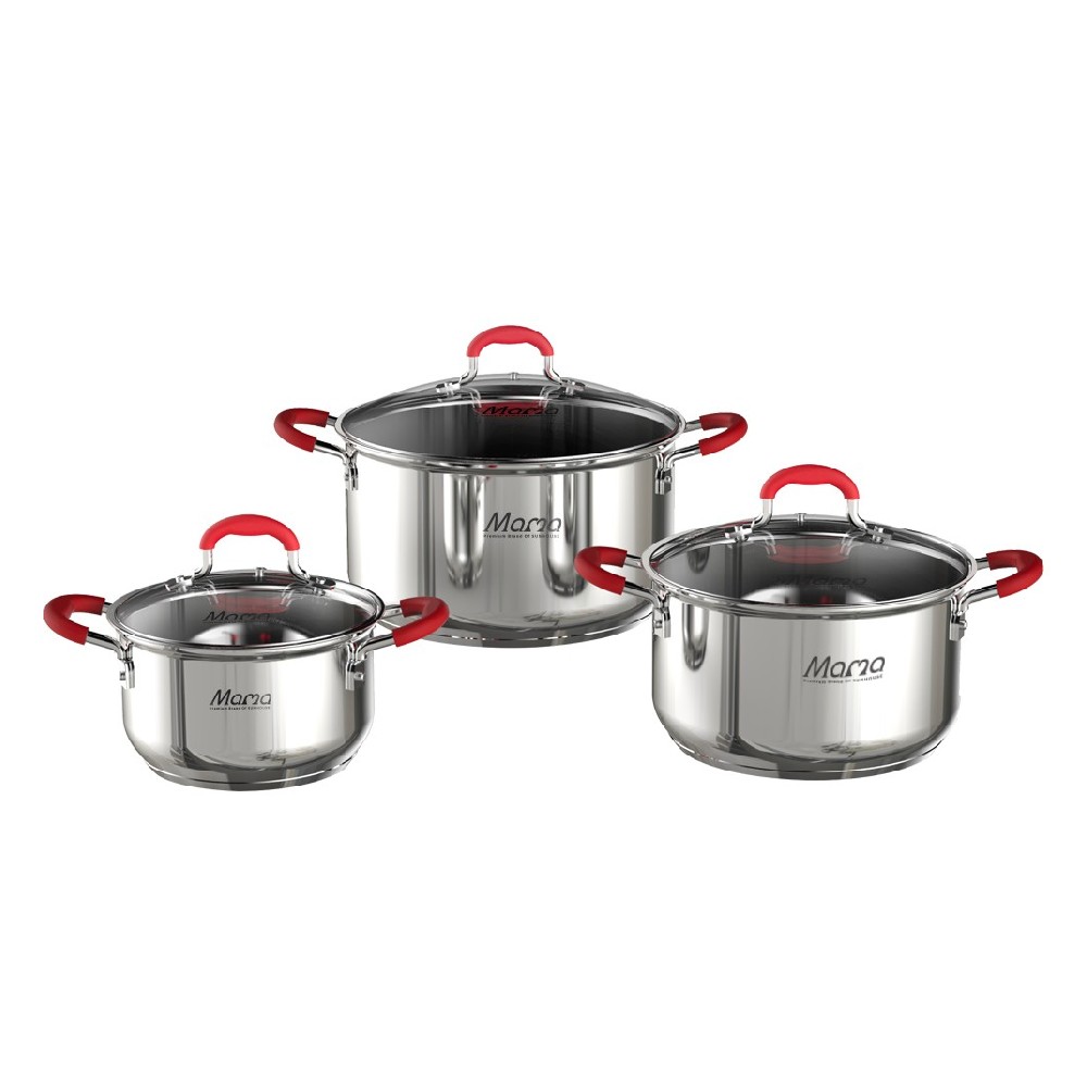 Bộ nồi sunhouse mama inox 5 đáy