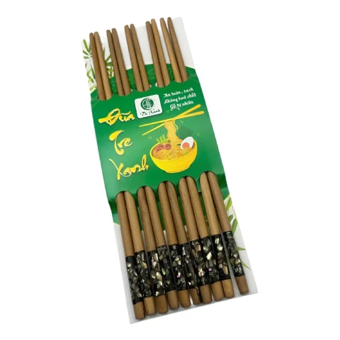 Đũa dừa  khảm Bamboo  10 đôi 0513