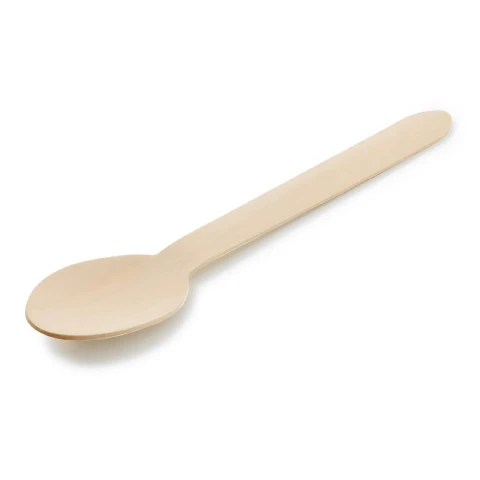 Thìa gỗ dùng 1 lần  20 cái 10,5cm 