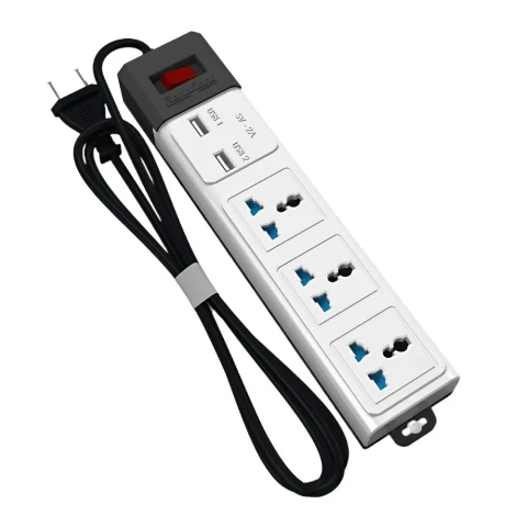 Ổ cắm  Rạng Đông đa năng 3M OC02.USB3C-3M-10A