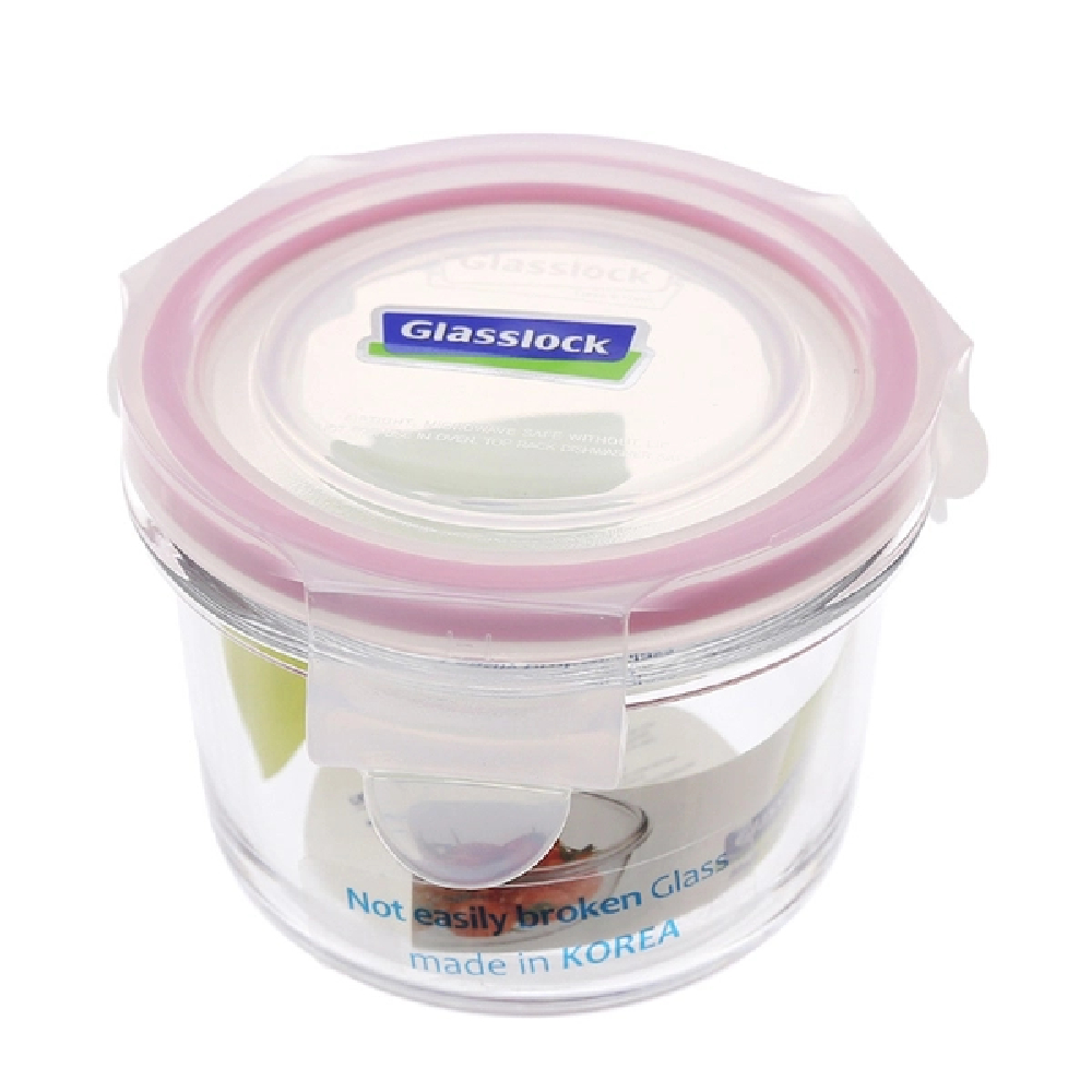 Hộp thủy tinh tròn chịu lực glass lock  165ML HQ-MCCB016