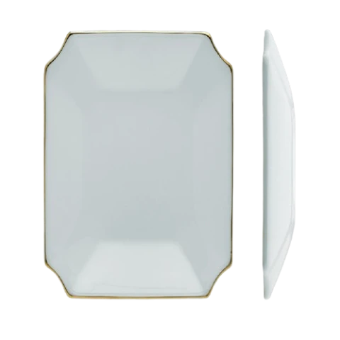 Đĩa vuông  Thủy Tinh Ngọc USA HomSet 8.25CM 450PLS