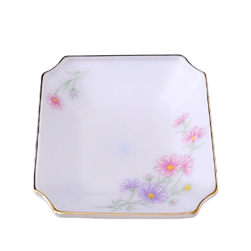 Đĩa vuông  Thủy Tinh Ngọc USA HomSet 9.25CM 460AS