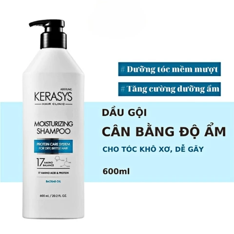 Dầu gội  Kerasys Scalp care cân bằng độ ẩm da dầu 600ml