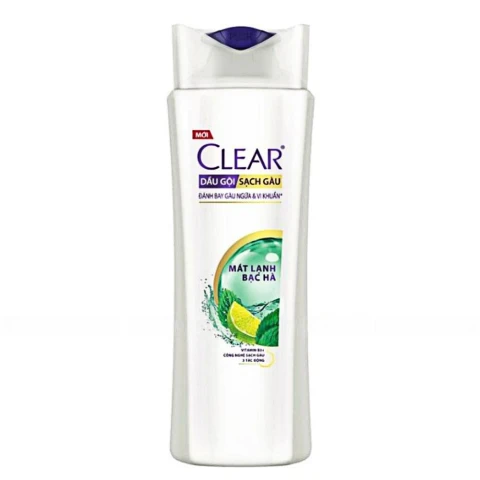 Dầu gội  Clear mát lạnh bạc hà  170g