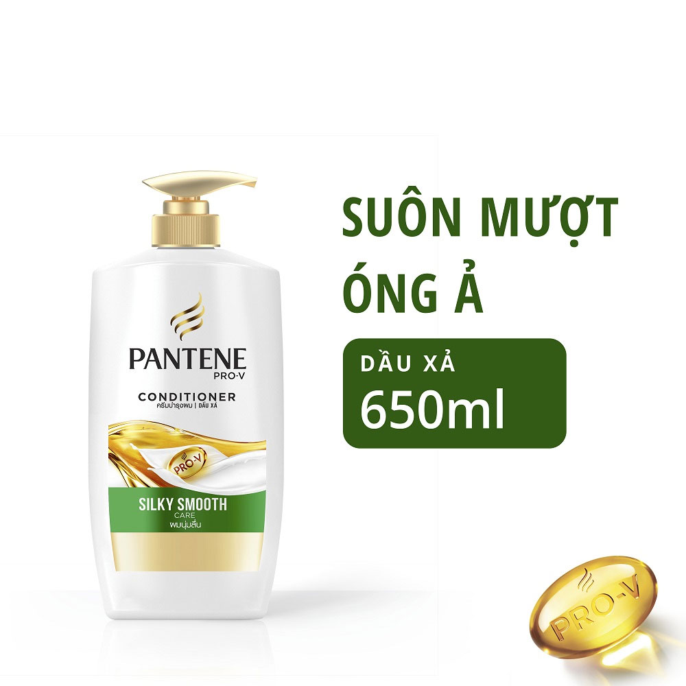Dầu xả  Pantene mượt mà óng ả  650ml