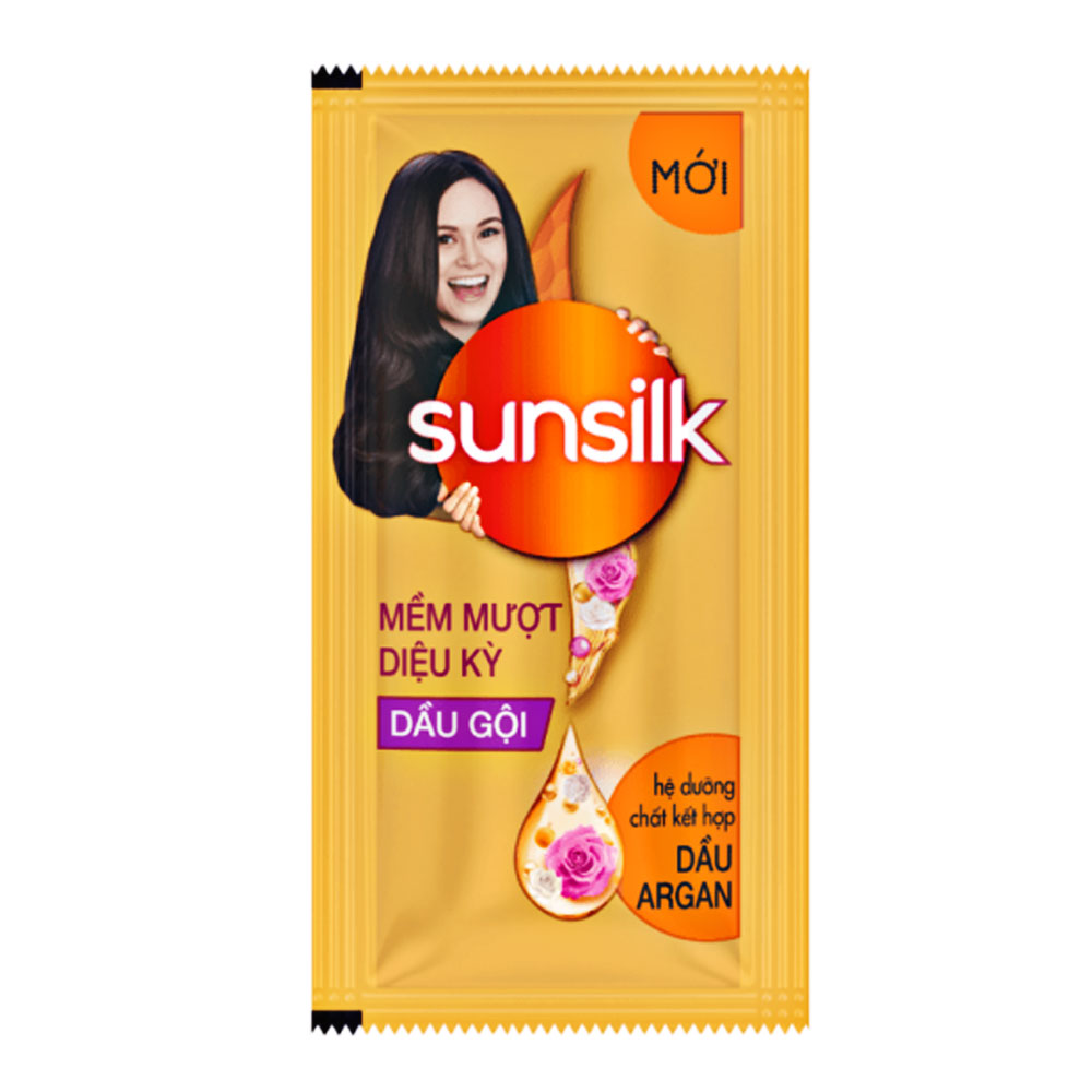 Dầu gội  Sunsilk mềm mượt diệu kỳ   6gx12