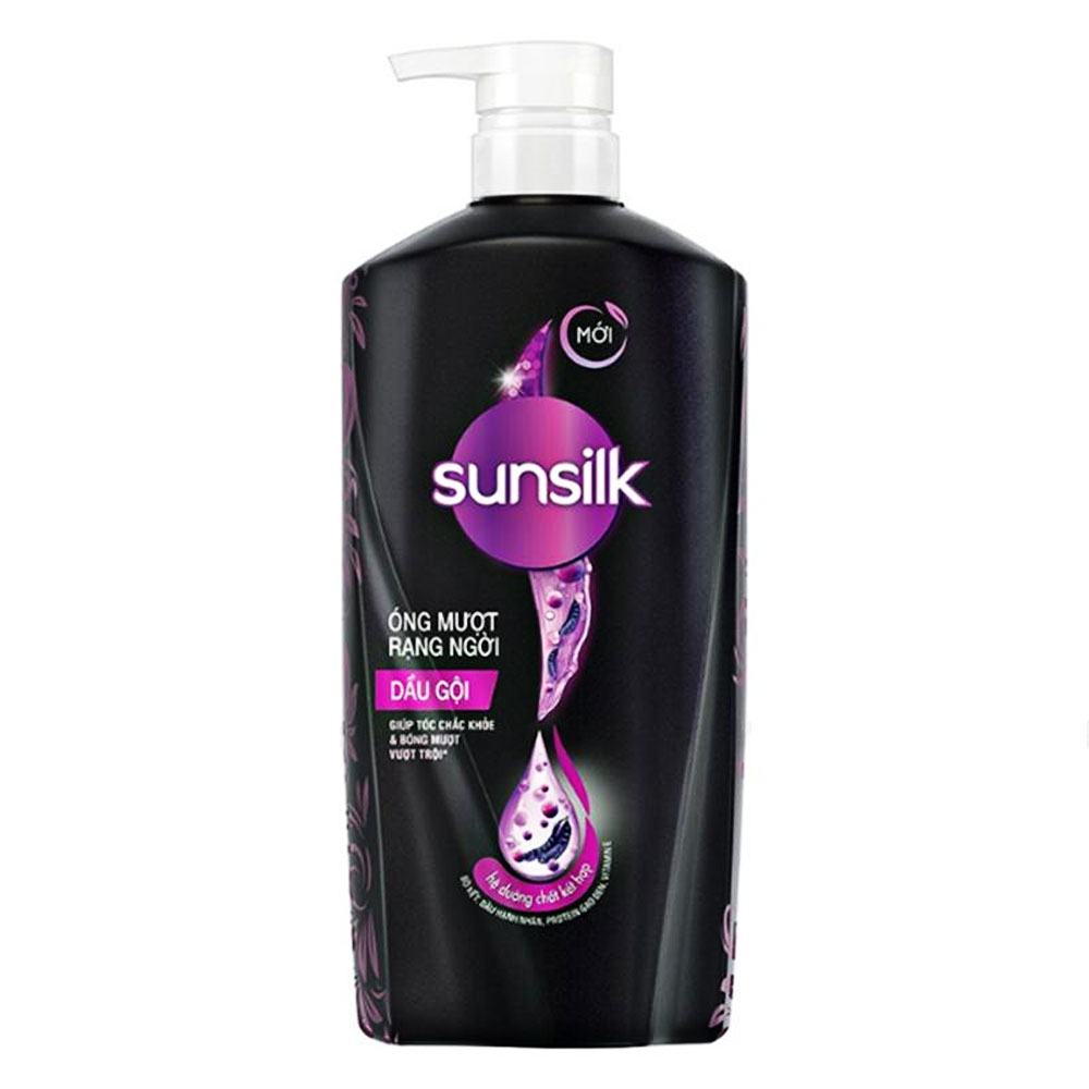 Sunsilk DG  đen óng mượt rạng ngời 850g/8 chai.
