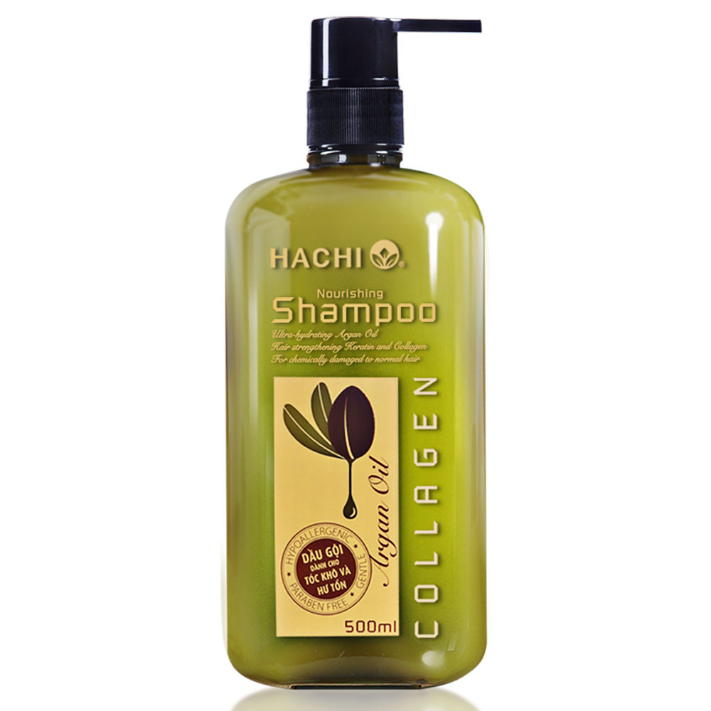 Dầu gội  Hachi Nourishing cho tóc khô và hư tổn  500ml