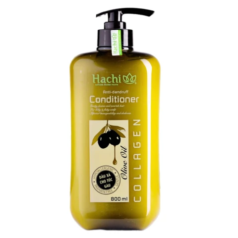 Dầu xả  Hachi Olive cho tóc gàu 800ml