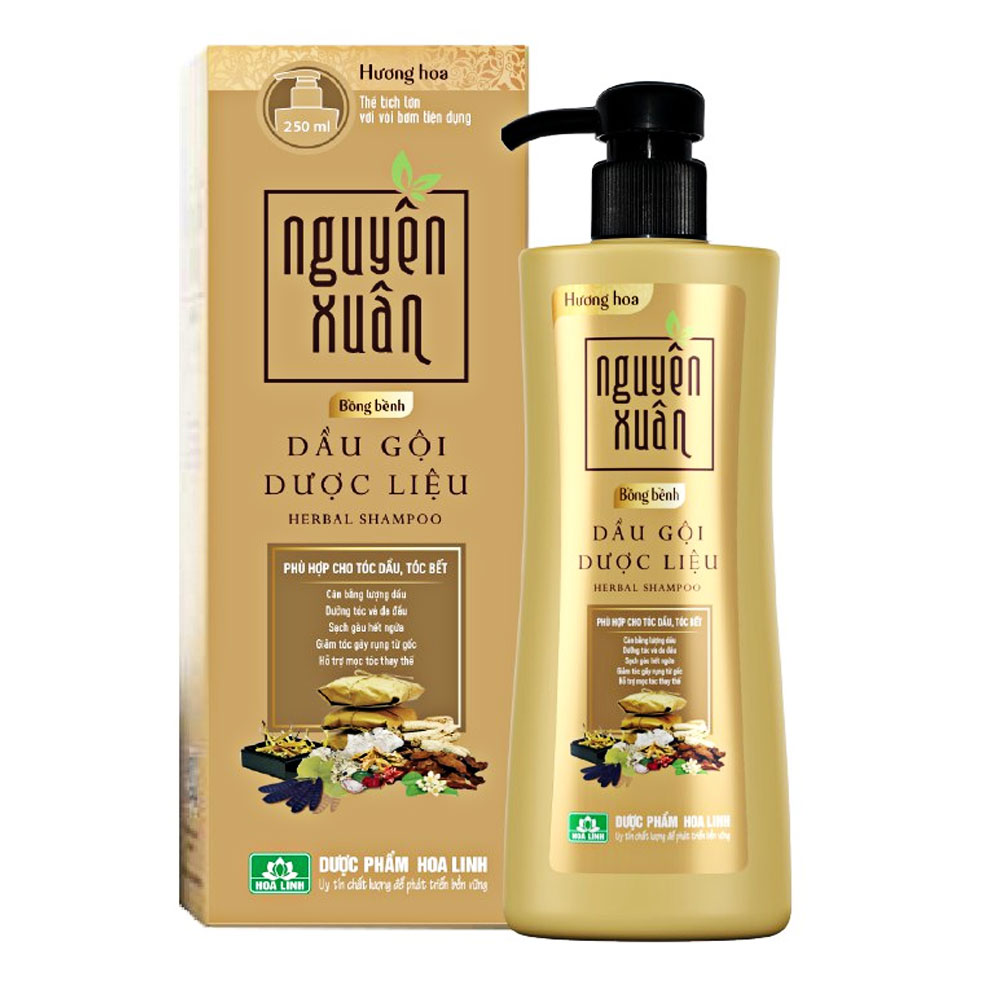 Dầu gội dược liệu  Nguyên Xuân  bồng bềnh cho tóc dầu  200ml