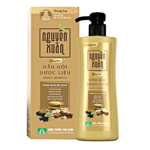 Dầu gội dược liệu  Nguyên Xuân bồng bềnh cho tóc dầu  250ml